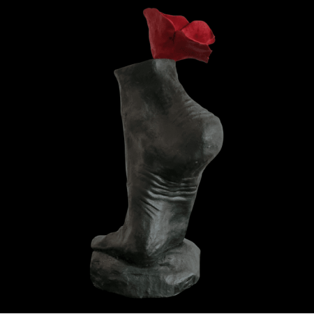 Le pied fleuri